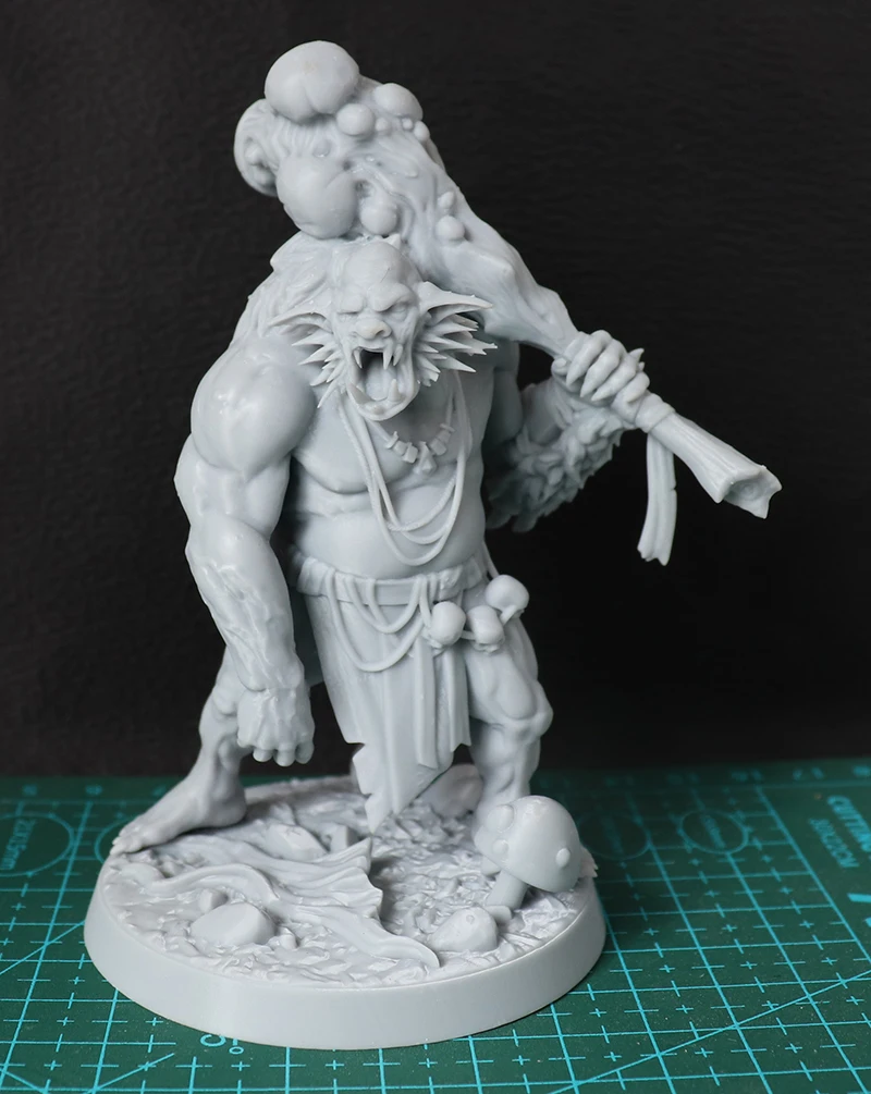 1/24 75mm 1/18 100mm Resin Model Kits Orc Warrior Figurine Unpainted No Color RW-458