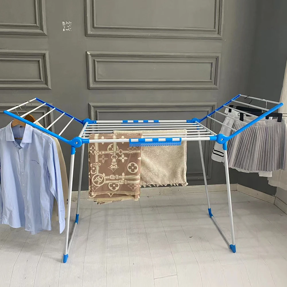مجفف الملابس Airer متعدد الوظائف رف تجفيف الملابس يندبروف الغسيل تجفيف الرف مجفف القماش تقف لتجفيف الملابس