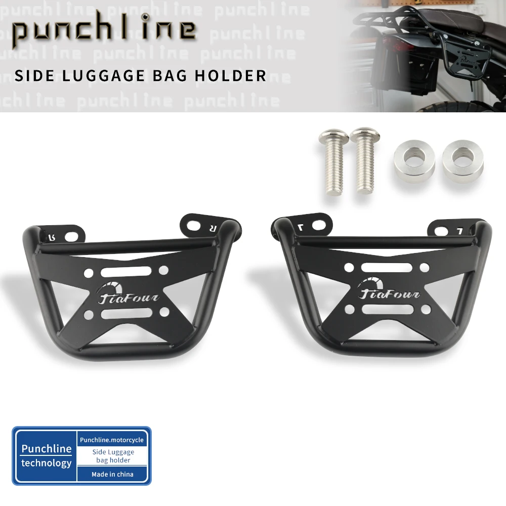 

Fit Speed T4 2024-2025 Right Side Trunk Bag Support For Speed 400 Scrambler 400X 2023-2025 Left Side bag Bracket