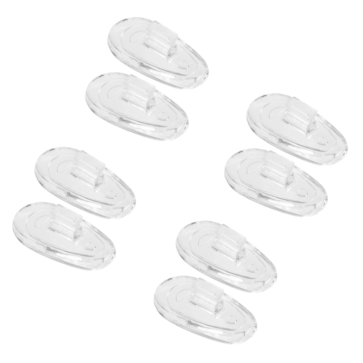 

4 Pairs Replacement Nosepad Pieces for Oakley New Whisker OO4141 Sunglasses Eyeglasses, Clear Nose Pads Guard