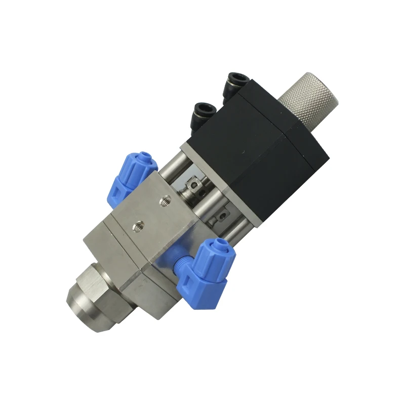 

Automatic DJF-40 Precision Two-component Stainless Steel Round Mouth Single Cylinder AB Return Suction Dispensing Valve Glue