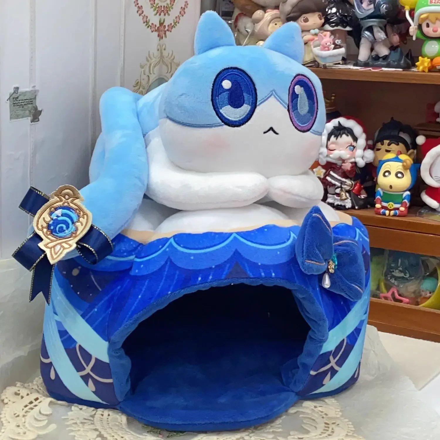 

Игра Honkai Star Rail Furina Мягкие плюшевые куклы с изображением кота, подушка с мультяшными животными, мягкая игрушка, милые фигурки, рождественский подарок
