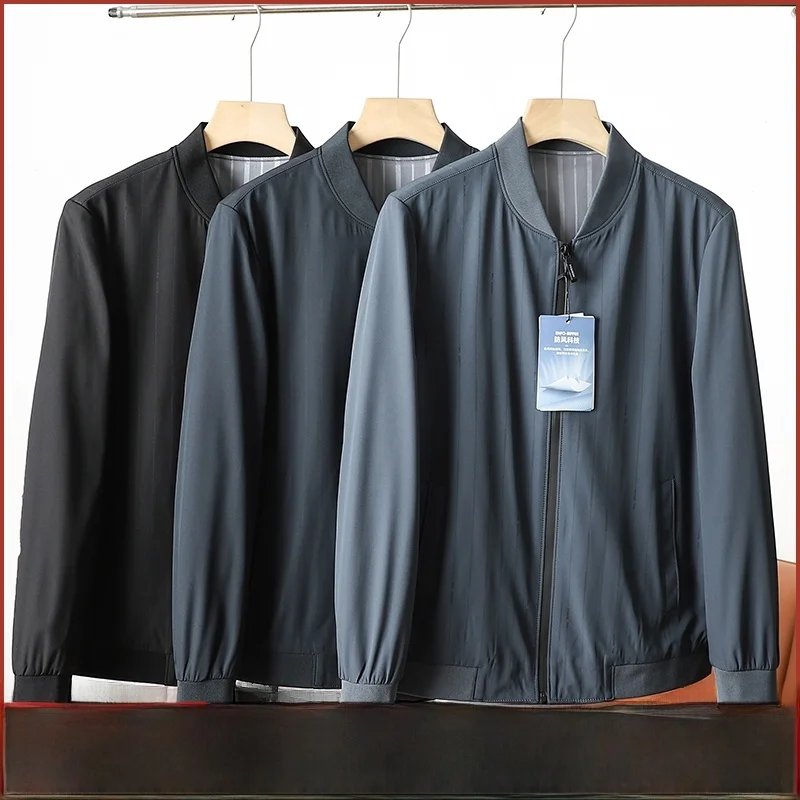 

Уличная техническая ткань Jaet, легкое, удобное, дышащее, водонепроницаемое, новое осеннее мужское пальто с бейсбольным воротником Faion