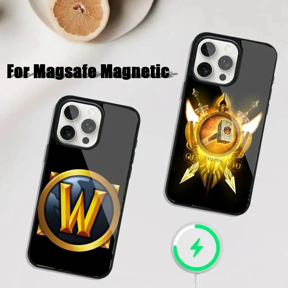 

W-World Of W-Warcraft Phone Case For iPhone 16,15,14,13,12,11,Plus,Pro,Max Mini Magsafe Magnetic Wireless Charging