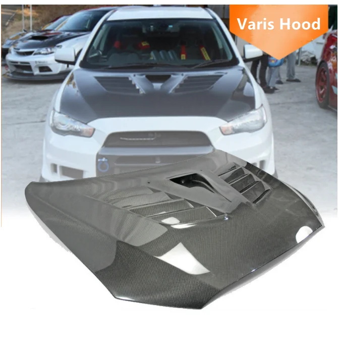 

Real Carbon Fiber Engine Hood Bonnet For Mitsubishi Lancer EX 2008-2015 EVO 10 Upgrade V Mitsubishi Lancer Hood