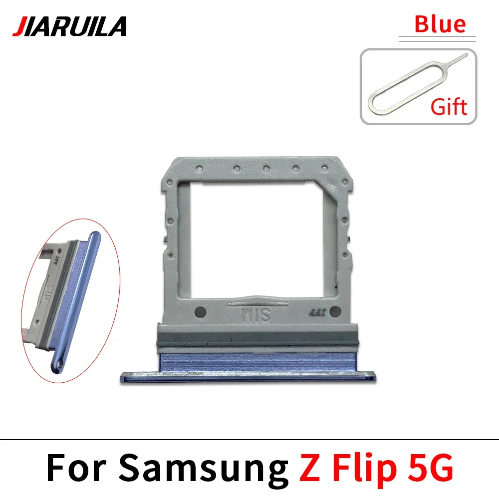 New Sim Card Tray For Samsung Z Flip 2 3 4 5 5G Chip Slot Holder Adapter Socket Micro Nano Socket Part