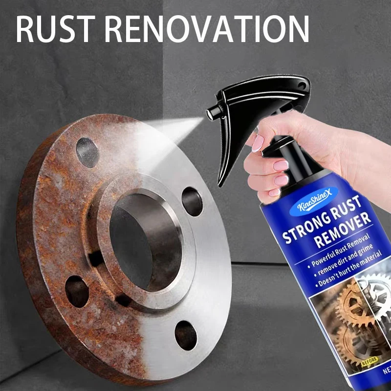 Spray décapant de rouille pour tuyaux d'échappement automobile, éliminateur rapide de rouille pour voitures, agent de nettoyage pour jantes de voiture, soin des moyeux, élimination des taches de