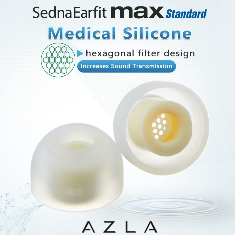 AZLA Max auricolari Standard per ie900/800s Sennheiser auricolari per cuffie con filtro auricolari in Silicone in-Ear per muslimah/XM5