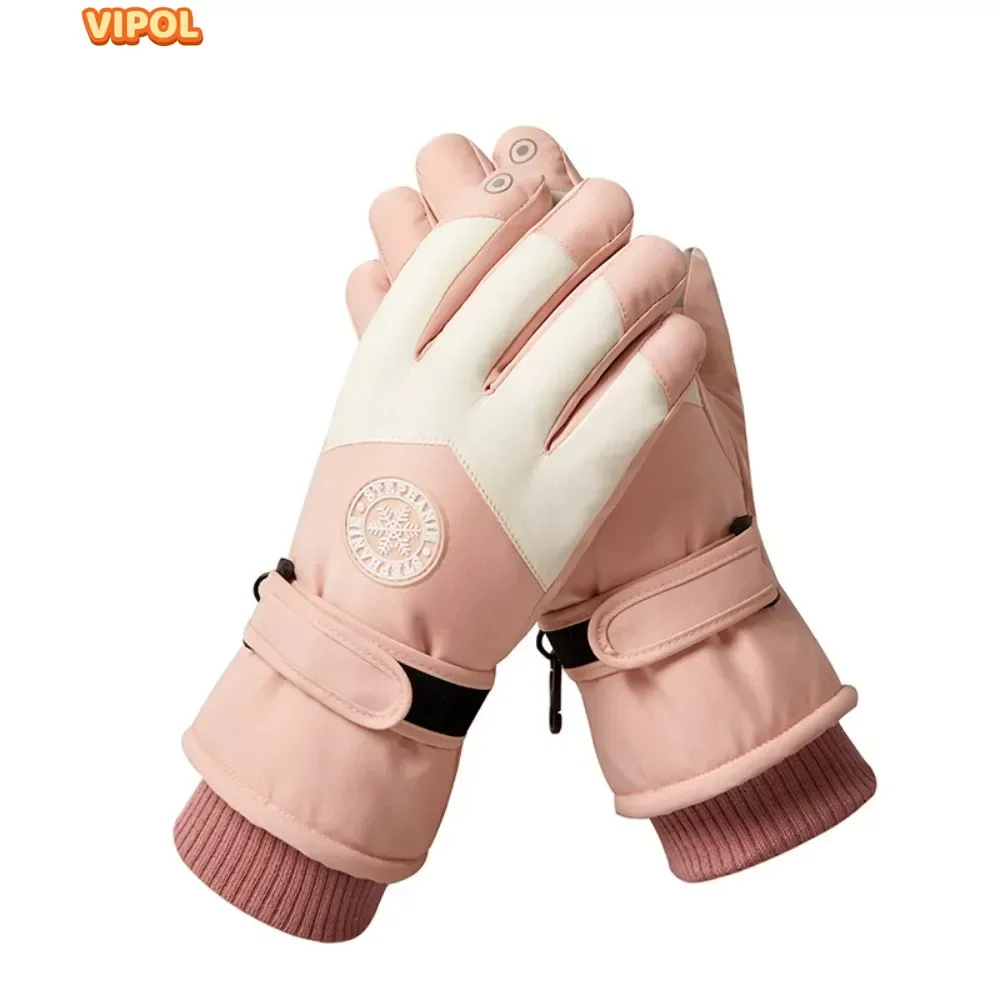 

Ski gloves riding motorcycles water-repellent touch screen non-slip velvet windproof winter outdoor warm gloves for men women