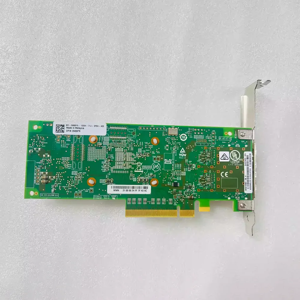 For QLGC For DELL 32 Gbit/s HBA Fibre Channel card PCI-E X8 QLE2742-DEL 0N88PR