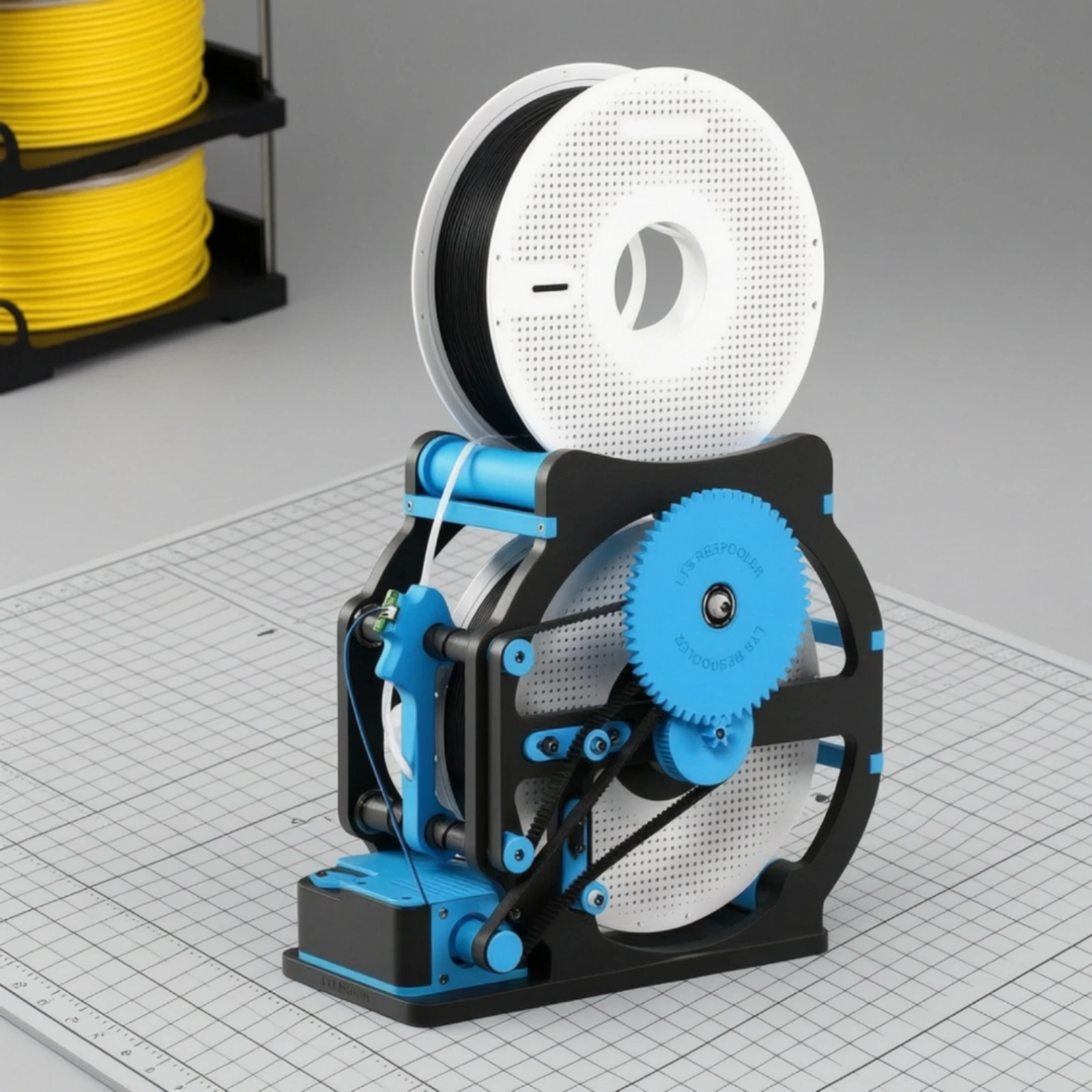 Automatic Filament Spool Winder Smart Filament Spool Winder Universal User-Friendly for 3D Printer Owners, Workshops