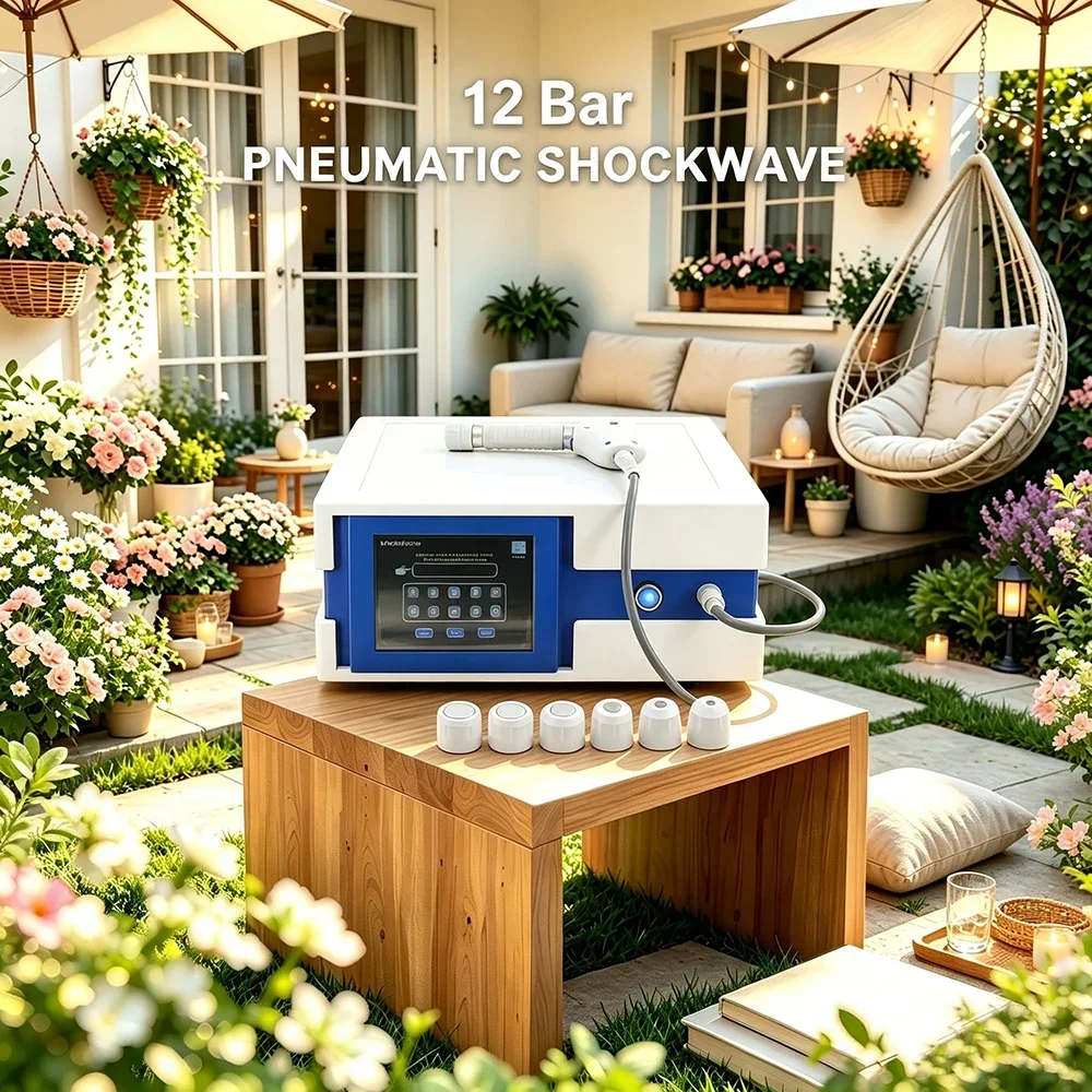 Pneumatic Shockwave Therapy Machine For ED Treatment Body Massage Muscle Pain Relief Professional Physiotherapy Equipment