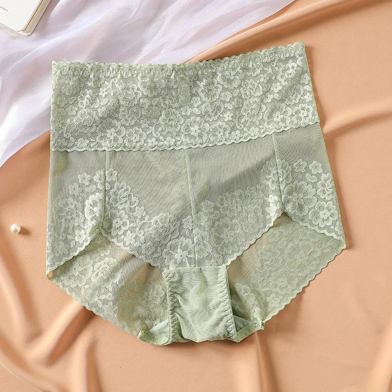 Women's Panties Sexy Lace Underpants High Waist Seamless Comfort Shorts Fashion Hollow Out Briefs Female Sexy Lingerie One Size