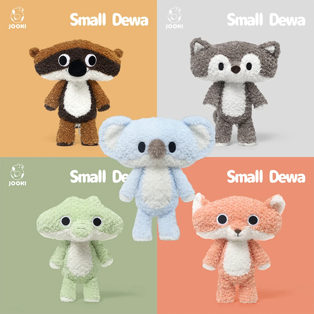 25cm Kawaii Deva Crocodile, Fox, Koala, Little Wolf, Little Flying Squirrel Plush Toy Accompany Sleep Toy Kids Toy Birthday Gift