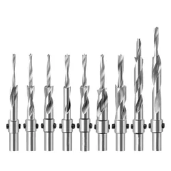 Woodworking Countersink Drill Bit Two-step Screw Pattern With Double Hole Opener Bit High-speed Steel Salad Drill Step Drill Bit