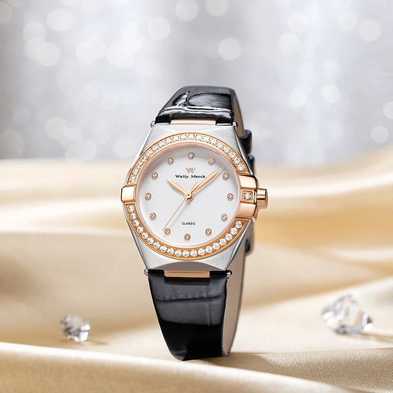 WM Watch Woman Quartz Watch Waterproof Classic Casual Business Woman's Watch Welly Merck Watch WM106L