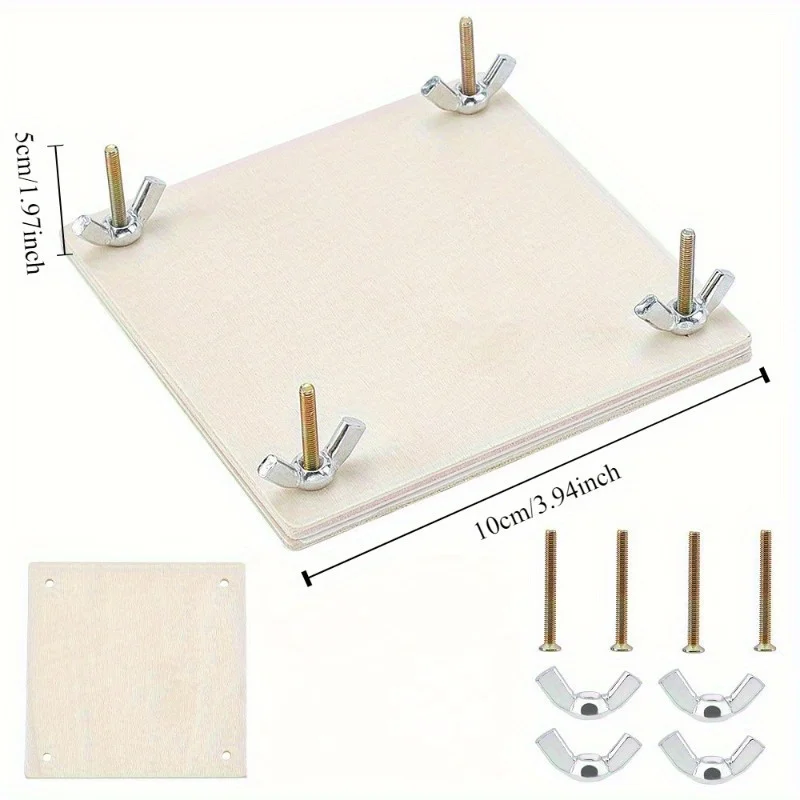 1 Set Wooden Flower Press Kit Preserve Botanical Specimens Leaves Flowers with Ease DIY Craft Tool Nature Enthusiasts Hardware