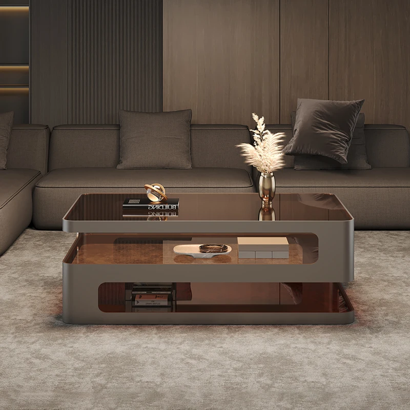 

Nordic Trendy Coffee Table With Drawers Modern Rectangle Neutral Coffee Table Classic Storage Living Room Coffee Table Furniture