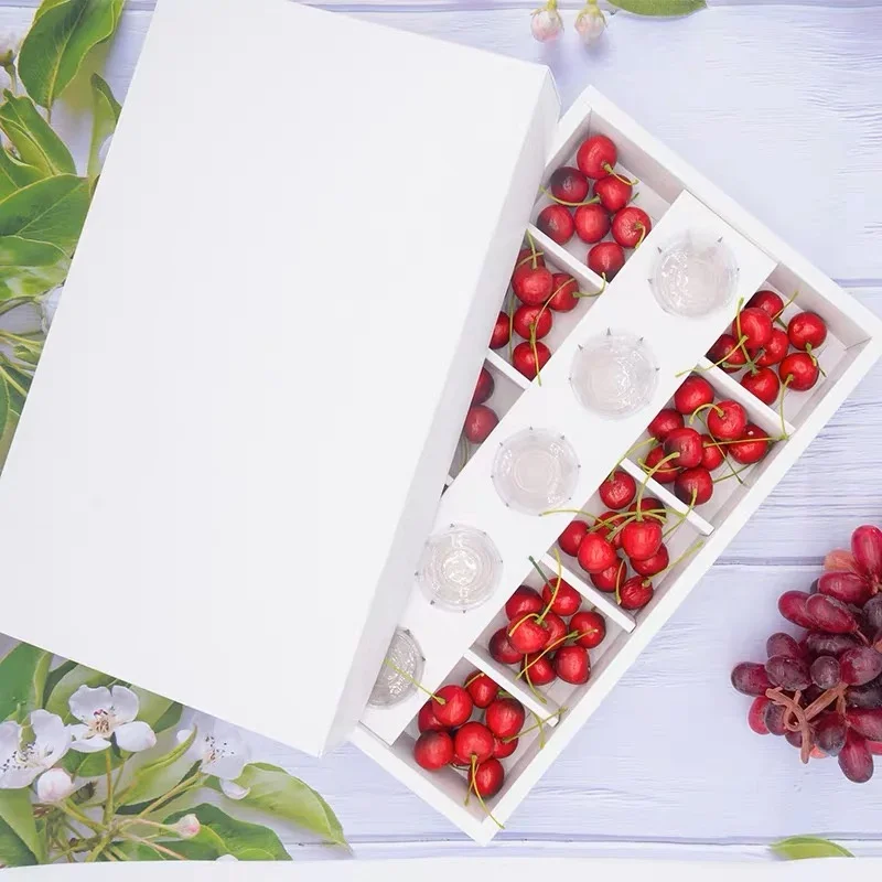 Big Capacity Packaging Box, Cake, Dessert, Fruit Gift Box, Outdoor Picnic Tools Ins Style Afternoon Tea With Lid, Lattice Box 4