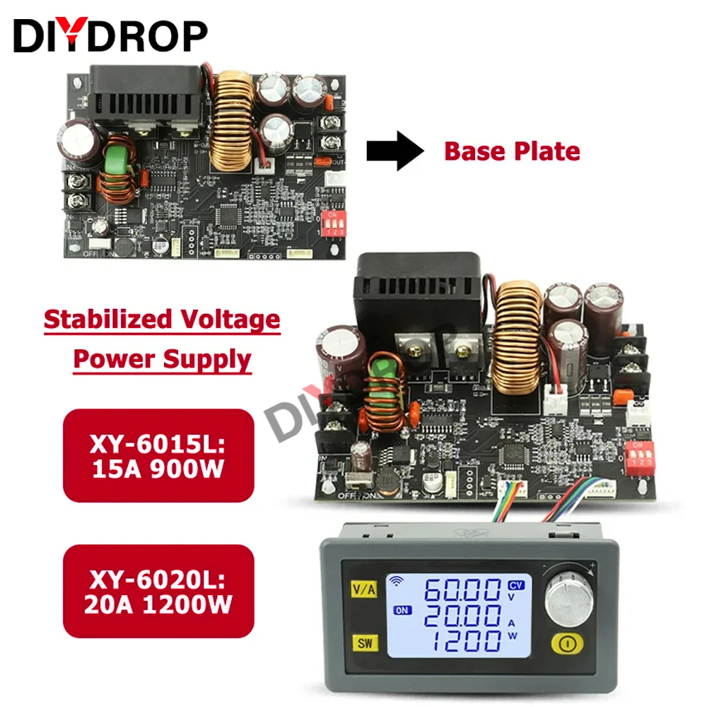 

XY6020L XY6015L CNC Adjustable DC Stabilized Voltage Power Supply Constant Voltage Constant Current Step-Down Module/Base Plate