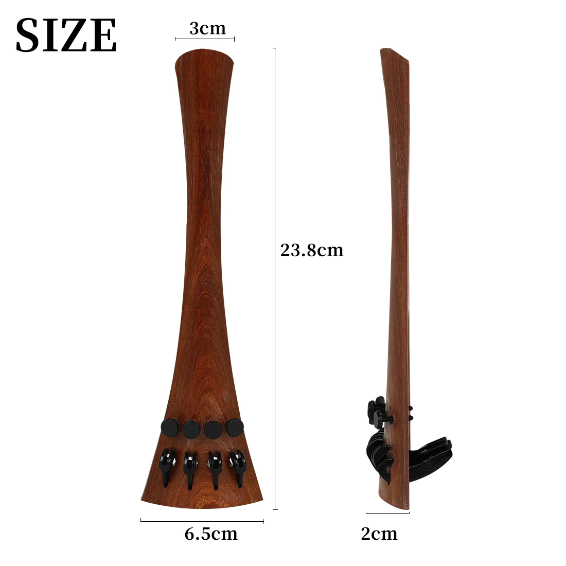 4/4 Cello Plate Mahogany Fibre Stretching Plate One-piece Structure Tailpiece Cello Parts Stringed Instruments Accessories