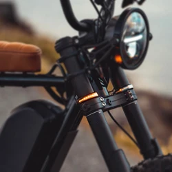 Led Turn Signal Light Set Motorcycle Front Circular Signal Lights For Super73 Bike Light