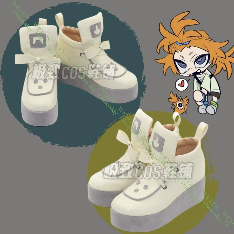 

Gachiakuta Remlin Tysark Remurin Tisaku Cosplay Shoes Boots for Men Halloween Costume Accessory Prop
