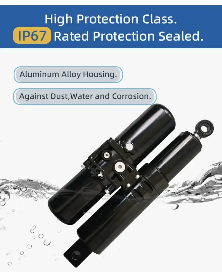 Waterproof Electric Hydraulic Actuator IP67 Rated, Compact, and Reliable for Agriculture