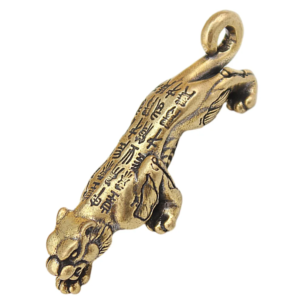 

Brass Tiger Jewelry Making Charm Keychain Charm Decorative Hanging nament Small Size Lightweight Portable Gifts