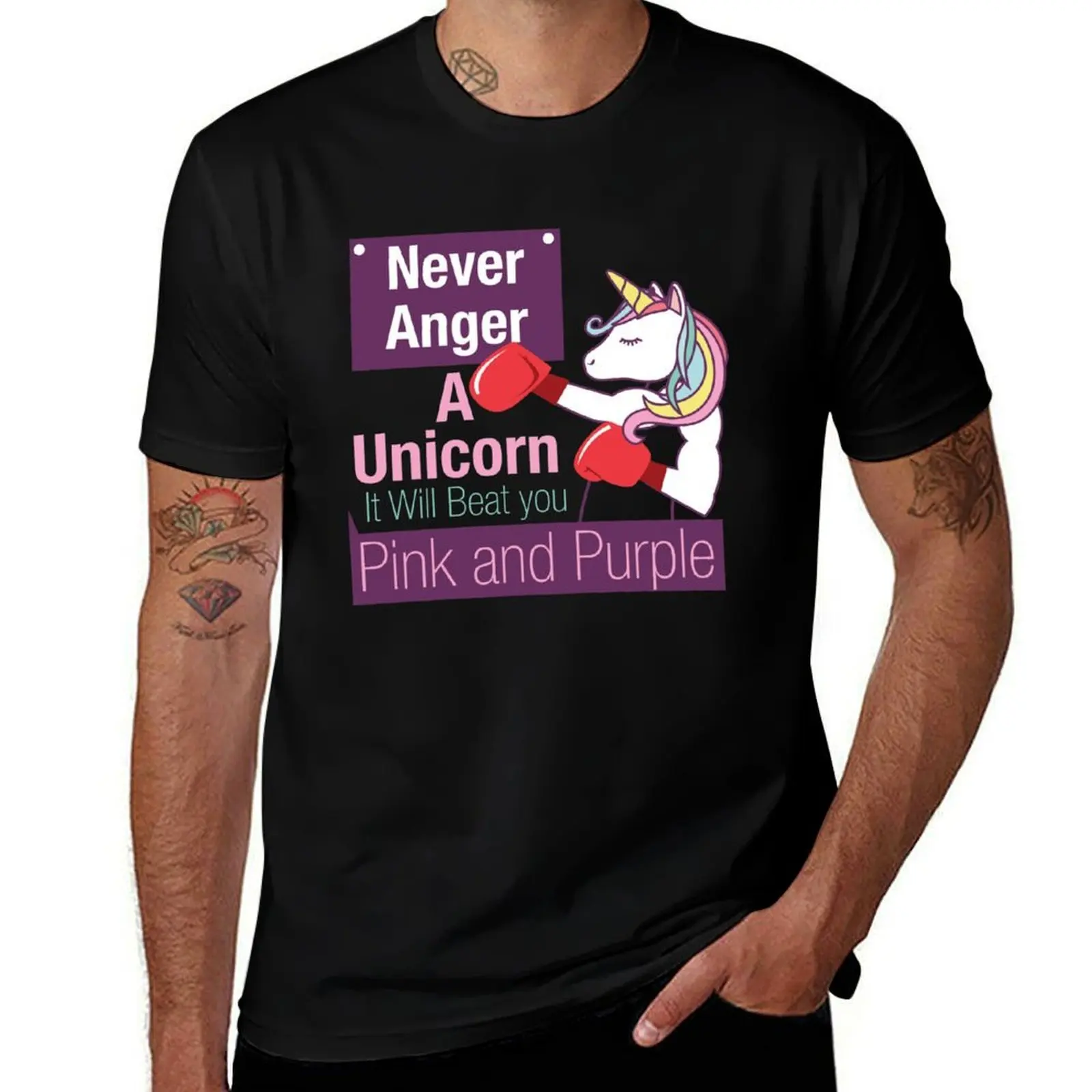 percent Never 100 annoy t men cotton 100% shirt unicorn shirt luxury t a cotton T-Shirt for man t man shirt