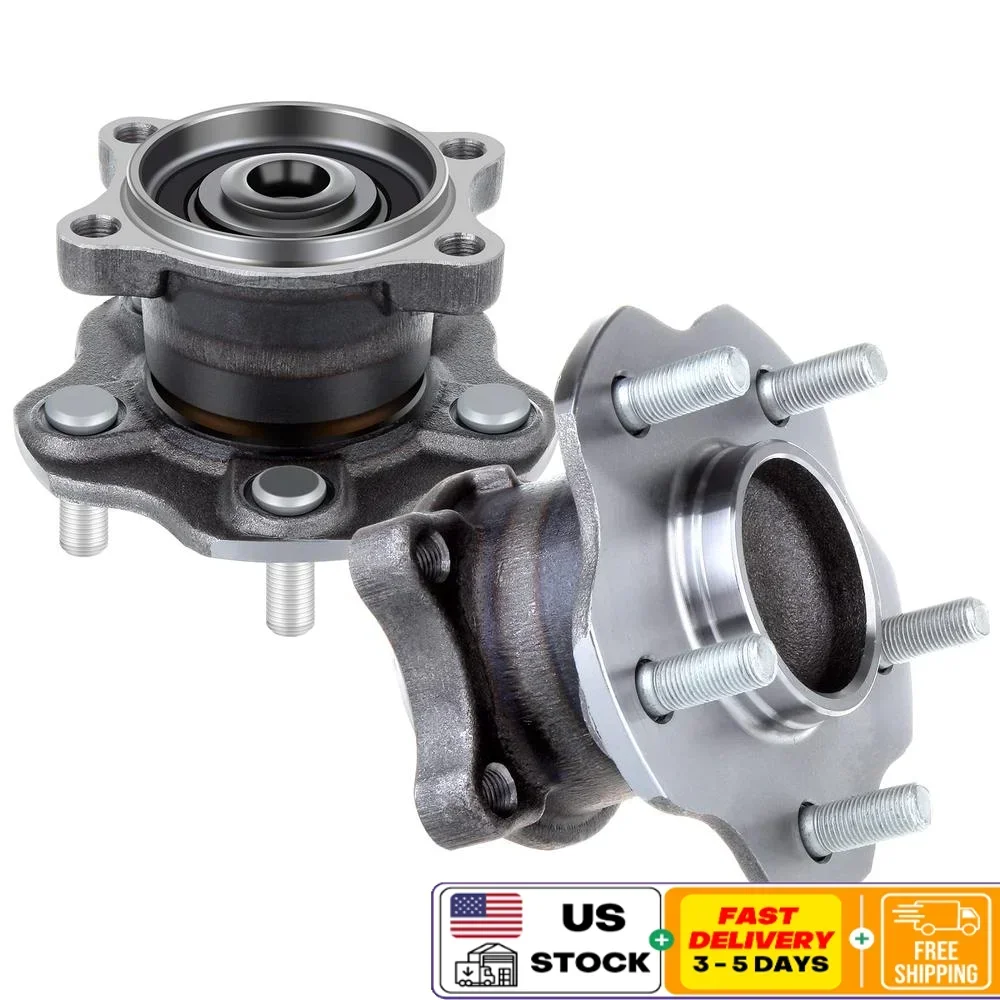 

512201 Rear Wheel Hub Bearing Assembly 2002-2006 Nissan Altima 2004-2008 Maxima 2004-2009 Quest 5 Lug Rear Left/Right Axle ABS
