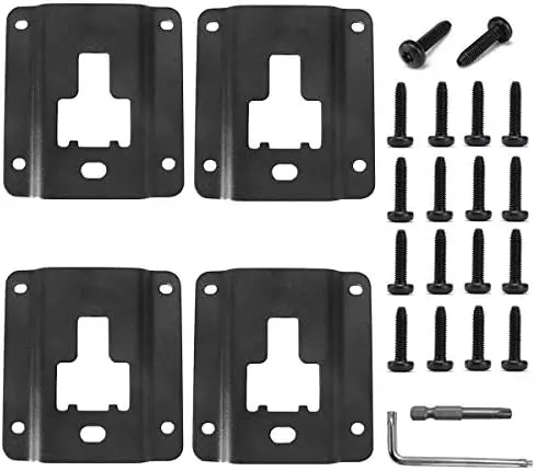 

Auovo 4Pcs Truck Bed Tie Down Brackets for F150 F250 F350 2015-2026 Replacement FL3Z-9928408-AB Load Hook Panels