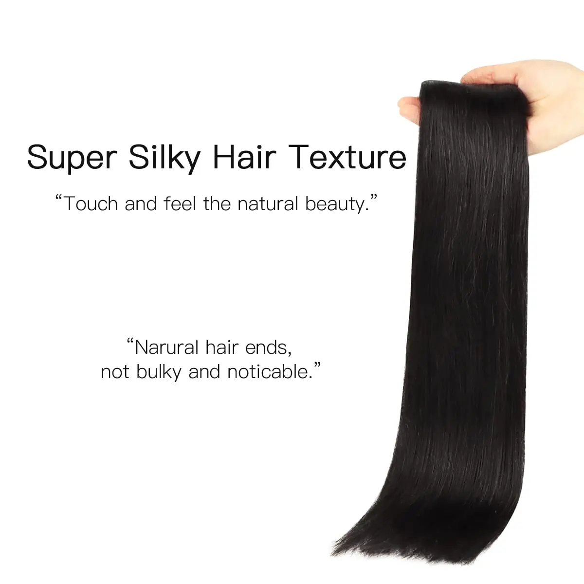 لحمة الشعر خياطة في وصلات الشعر شعر بشري حقيقي لحمة وصلات شعر شعر الإنسان 12-24 بوصة لحمة شعر بشري ملحقات 50 جرام # 1ب #4