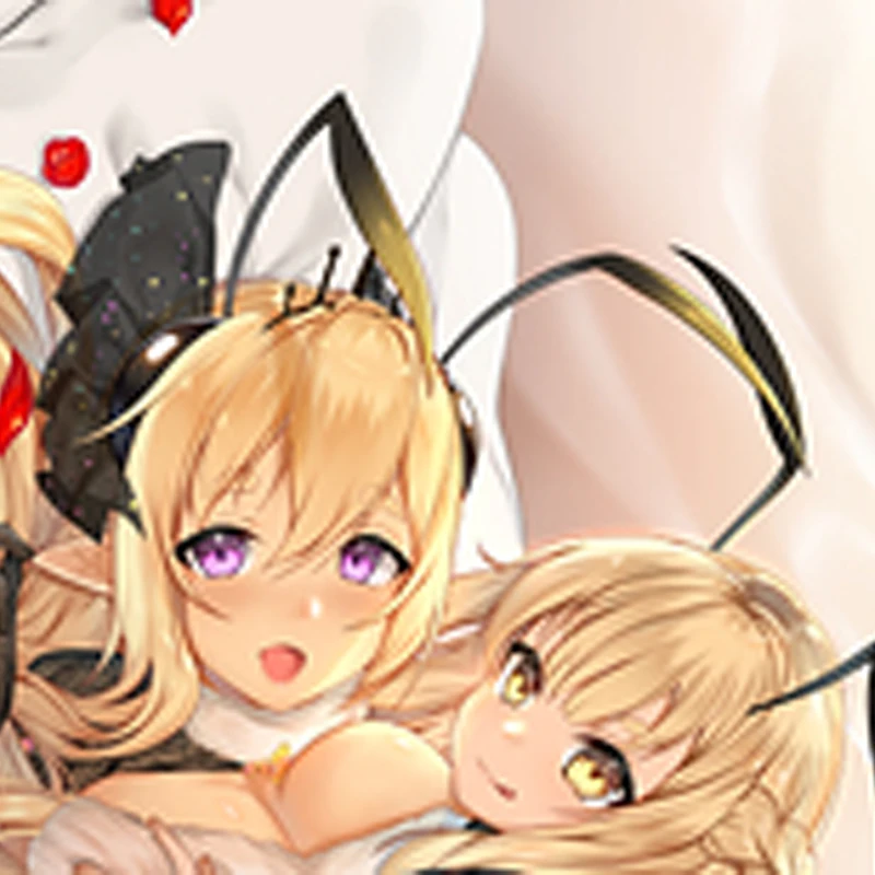 New Pattern Anime Albedo Dakimakura Hugging Body Pillow Cover Case double-sided printing‌