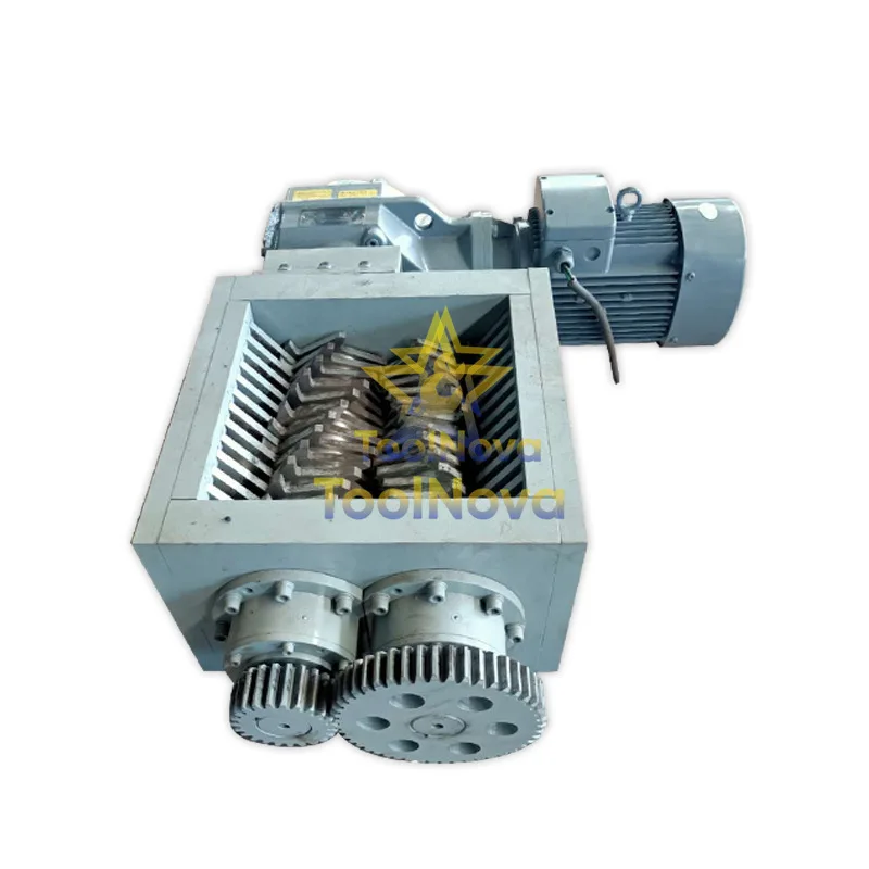 Small shredder chassis scrap metal wood domestic waste plastic shredder box fabric old clothes shredder