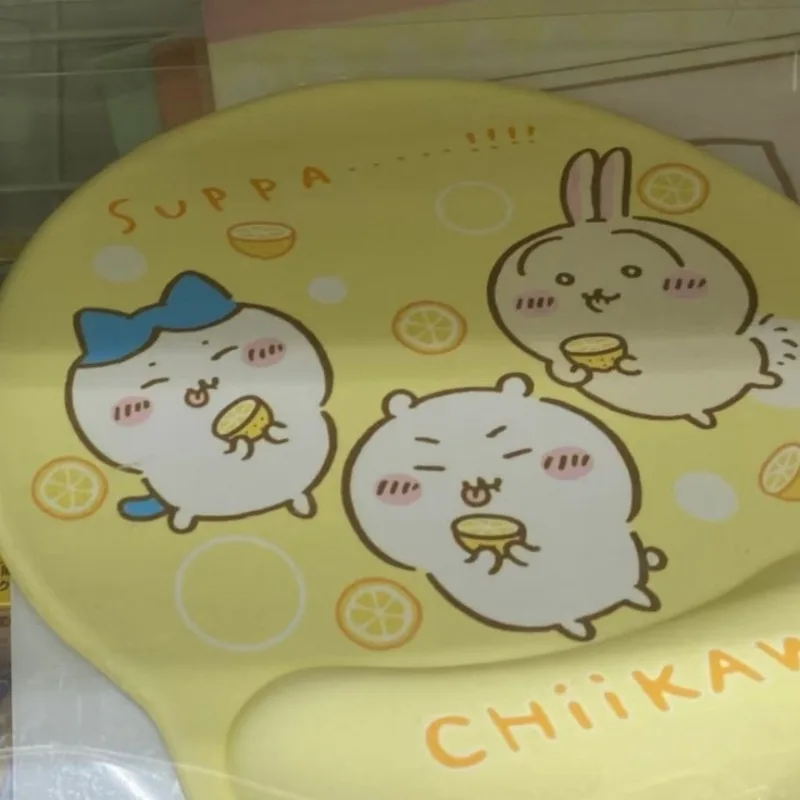 لوحة ماوس MINISO Chiikawa Hachiware Momonga محدودة من السيليكون أنيمي متعدد الألوان جميلة وعملية لطيفة حصيرة كرتونية هدية ذاتية الصنع #6