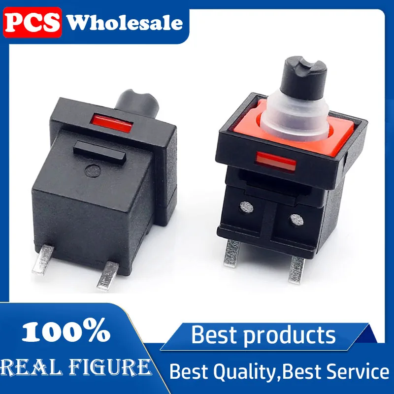 

DDCAN-10x10 Electric motorcycle accessories control button self-reset lockless 2-pin key switch