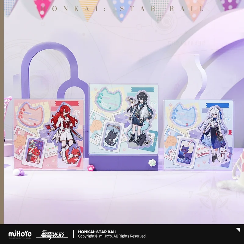 Sunsyea Honkai Star Rail Official Merch miHoYo Original Authentic XBDMM 2 Series Acrylic Stand Badge Keychain Dan Heng Argenti