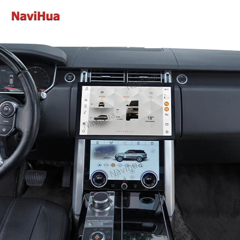 

NaviHua 13,3-дюймовый Android 10-сенсорный экран Автомобильный радиоприемник Стерео Автомобильный DVD-плеер GPS-навигационная система для Land Range Rover Sport Vogue