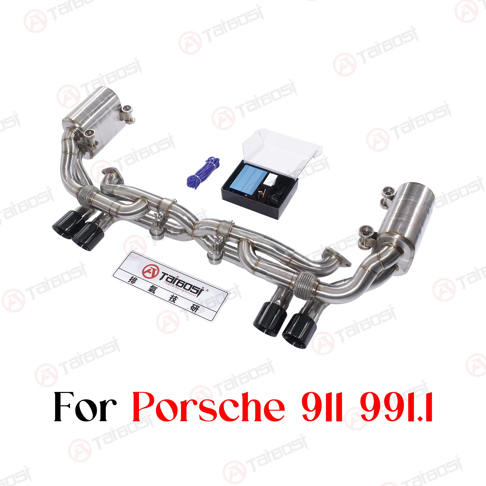

Taibosi For Porsche 911 991.1 Carrera S 4S 3.4L 3.8L Car Catback Exhaust Stainless Steel Vacuum Valve Muffler Remote Control