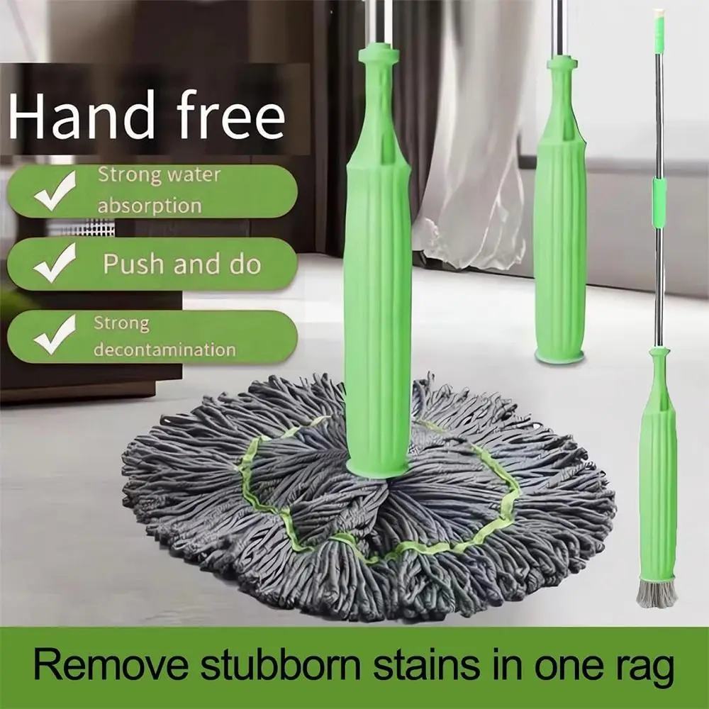 Hot 2 In1 Dehydrated Mop 360 Degree Hand Free Spin Mop Self Wringing Household Twist Mop Home Cleaning