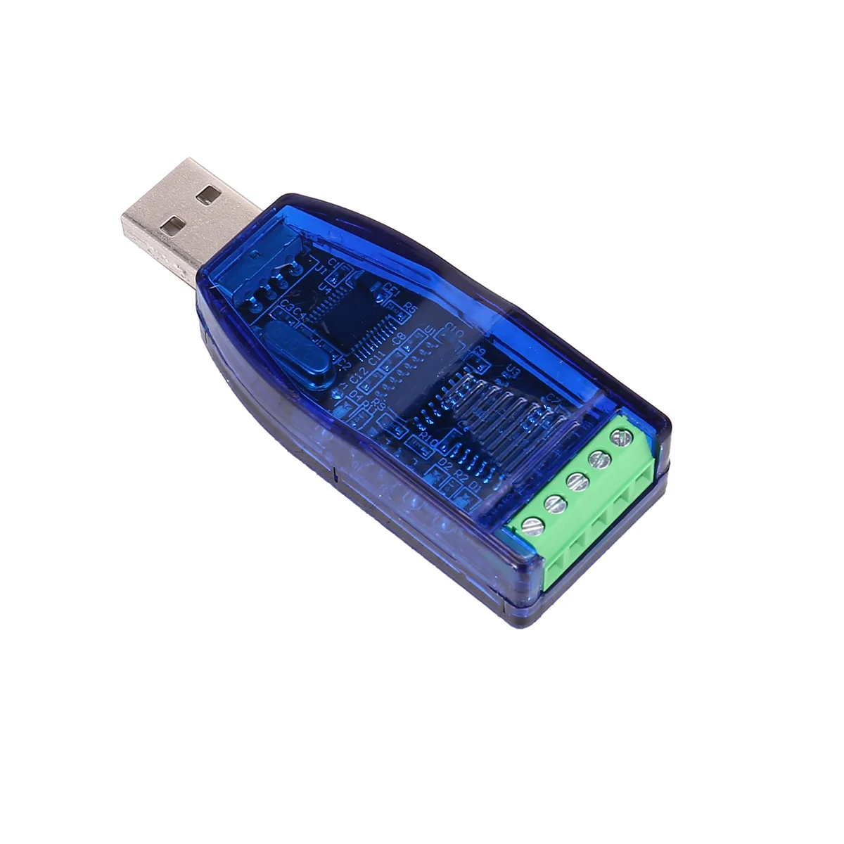 Industrial USB to RS485 RS232 Converter Upgrade Protection RS485 Converter Compatibility V2.0 Standard -485 Connector