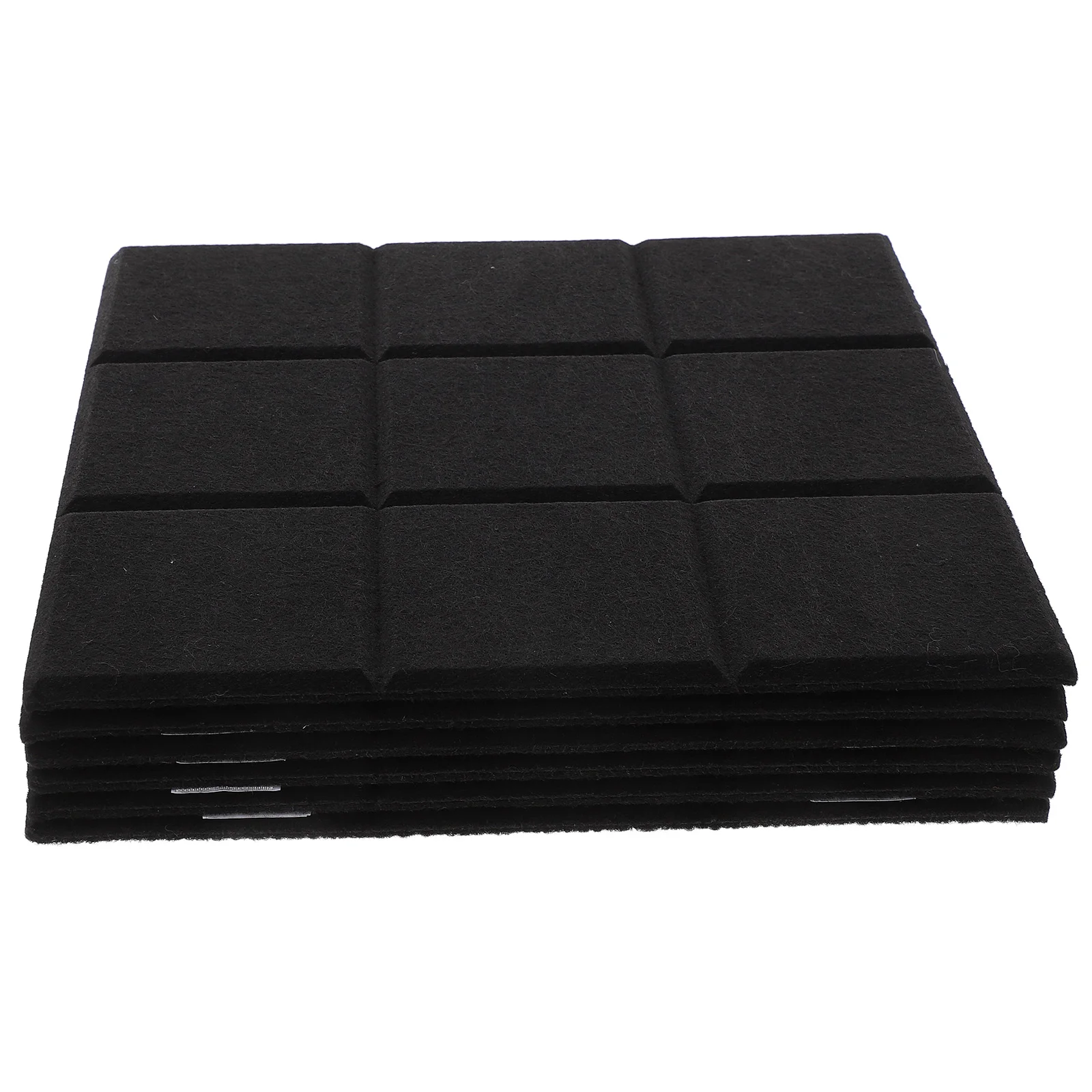 6pcs Felt BOARD กระเบื้องสําหรับ Self-Adhesive PIN BOARD ตกแต่ง Bulletin Board สําหรับรูปภาพและบันทึกร่วมสมัยจอแสดงผล