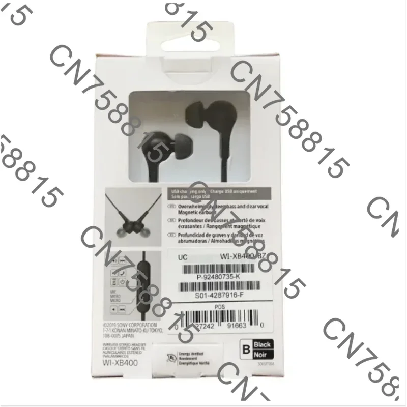 For Sony Mobile Phone Calls, WI-XB400，Wireless In-Ear Subwoofer with Microphone