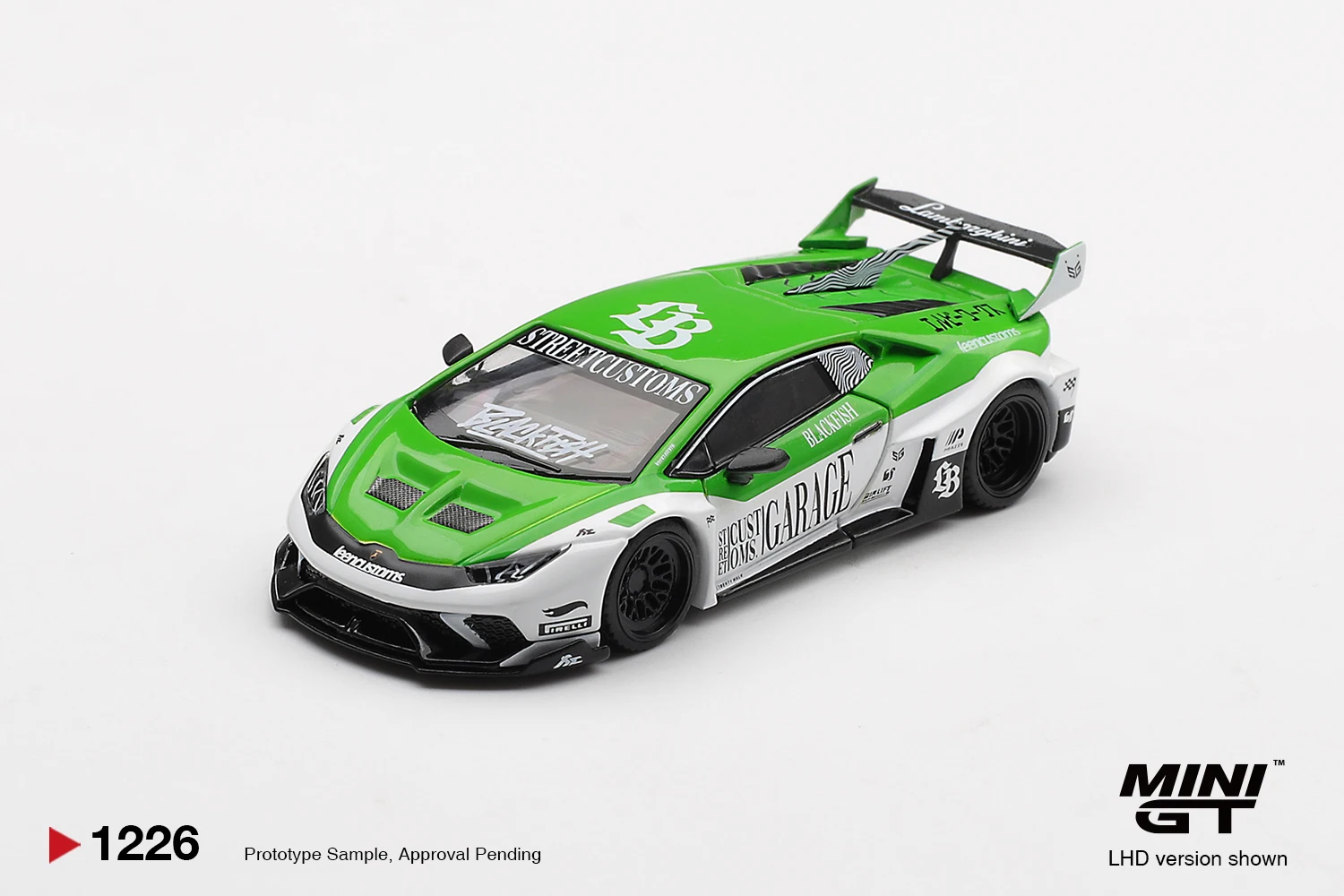MINIGT 1/64 LB★WORKS Lamborghini Huracán GT STREET CUSTOMS MGT01226-CH Cars Alloy Diecast Metal Model Kids Toys Boys