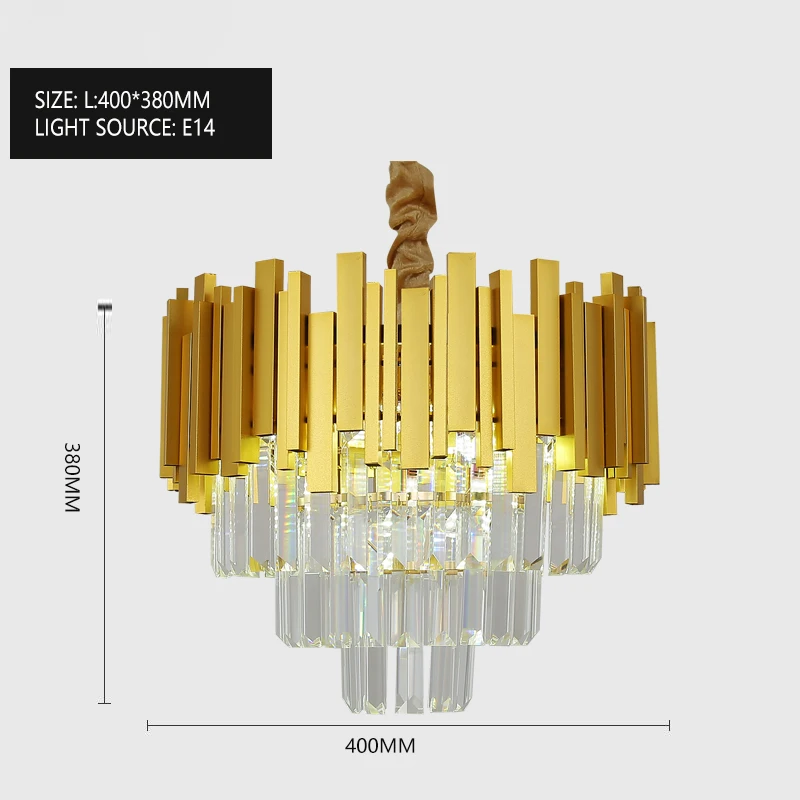 Imagem -02 - Luxo Moderno Cristal Led Teto Lustre Iluminação da Sala Quarto Hotel Apartamento Sala de Jantar Lâmpada do Teto