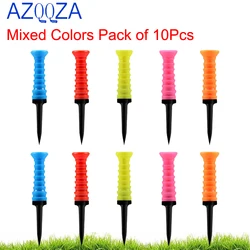 Soft Rubber Cushion Top Golf Tees, plástico, cores misturadas, presente para marido, esposa, crianças, alta qualidade, novo, 10Pcs, 83mm, 3,26