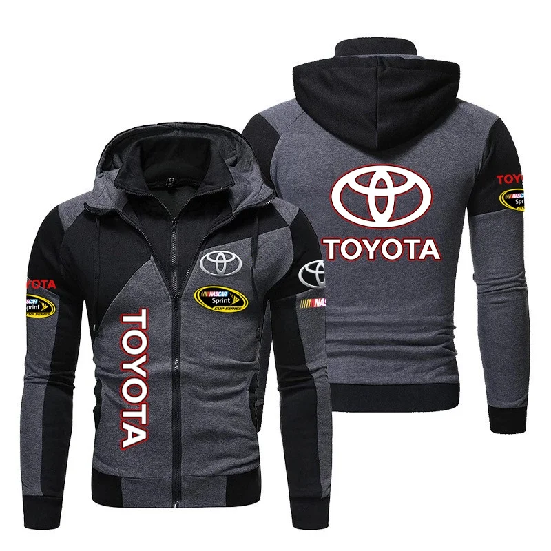 

Vintage CFS Toyota NASCAR Sprint Cup Series Hoodie Racing Enthusiast Top Large Men's Cycling Pullover Sweatshirt TRD