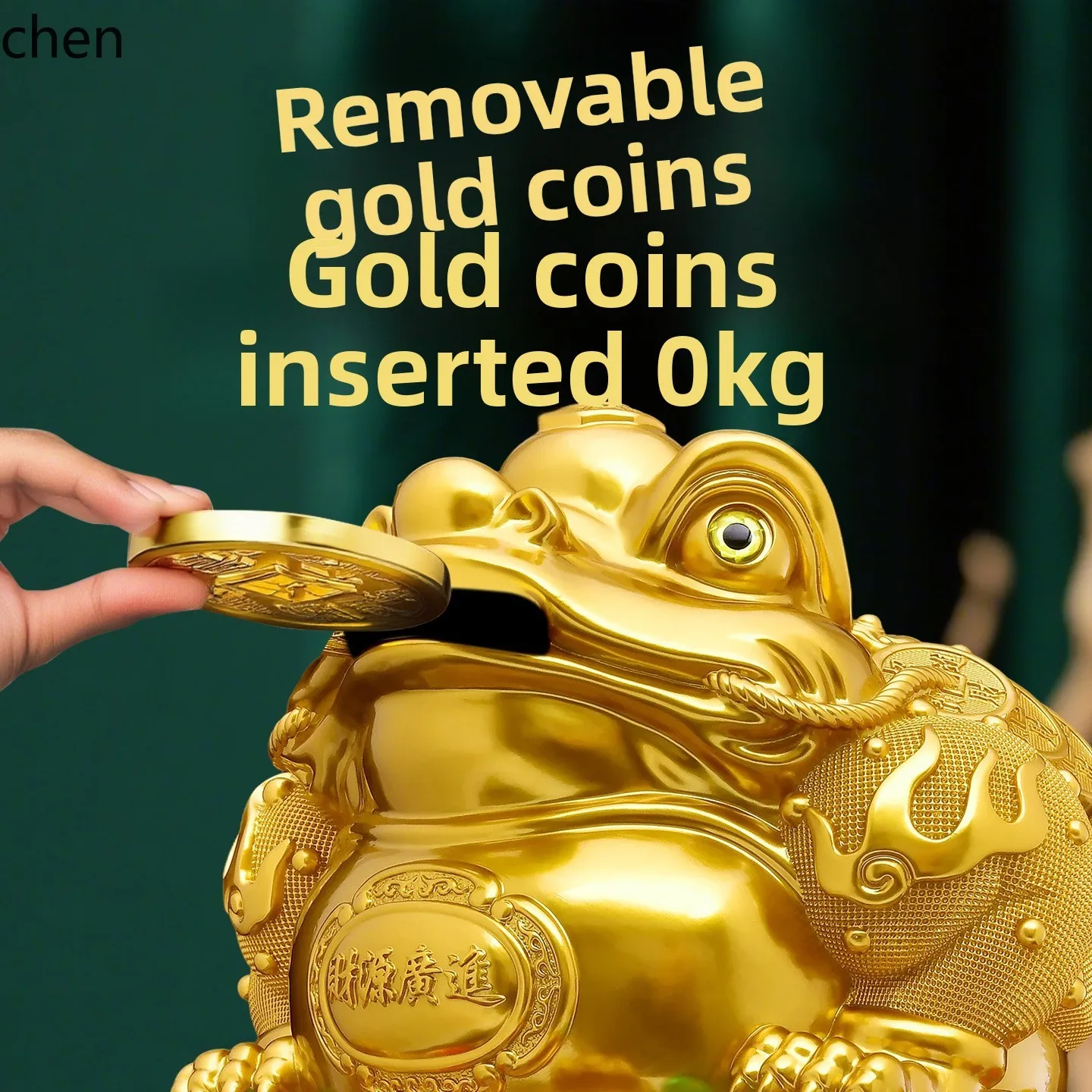 HXL Gilded Copper Golden Toad Ornament Wealth-Attracting Store High-End Opening Ornament