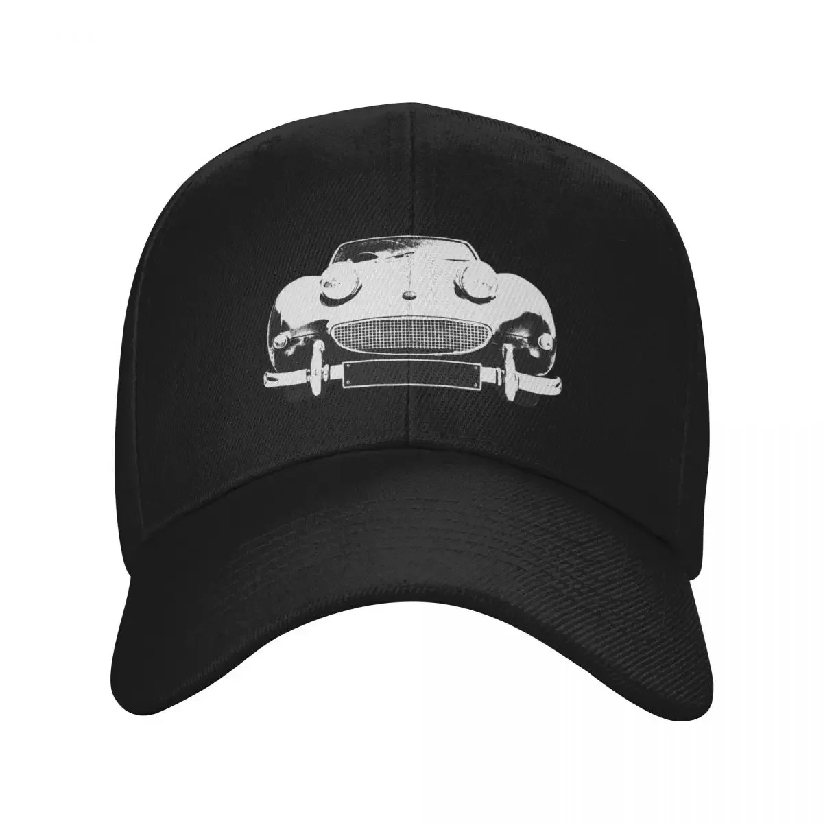 Austin Healey Sprite British 1960s classic car monoblock black and white Baseball Cap Golf Hat Man Men Hats Women's